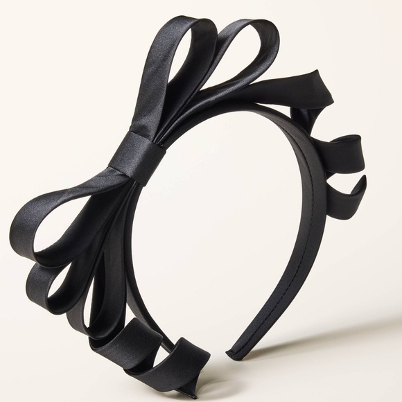 Ribbon Bow Headband - kate spade new york x Target™ Black - Picture 2 of 4
